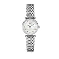 Longines La Grande Classique Diamonds White Dial Silver Steel Strap Watch for Women - L4.209.4.87.6