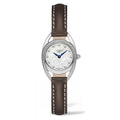 Longines Equestrian Mother of Pearl Dial Brown Leather Strap Watch for Women - L6.136.0.87.2