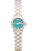 Marc Jacobs Amy Blue Dial Silver Steel Strap Watch for Women - MBM3274