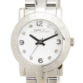 Marc Jacobs Mini Amy White Dial Silver Steel Strap Watch for Women - MBM3055