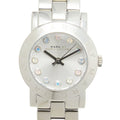 Marc Jacobs Amy White Dial Silver Steel Strap Watch for Women - MBM3217