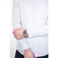 Fossil The Commuter Twist Black Dial Brown Leather Strap Watch for Men - ME1165
