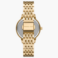 Michael Kors Melissa Quartz Gold Dial Gold Steel Strap Watch for Women - MK4368