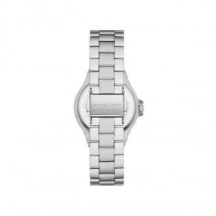 Michael Kors Lennox Three Hand Silver Dial Silver Steel Strap Watch For Women - MK7280