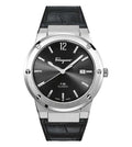Salvatore Ferragamo F-80 Classic Black Dial Black Leather Strap Watch for Men - SFDT00219