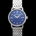 Maurice Lacroix Eliros Diamonds Blue Dial Silver Steel Strap Watch For Women - EL1094-SS002-450-1