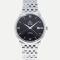 Omega De Ville Prestige Co-Axial Black Dial Silver Steel Strap Watch for Men - 424.10.40.20.01.001