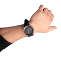 Maserati SFIDA Automatic Black Dial Black Rubber Strap Watch For Men - R8821140001