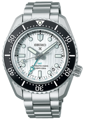 Seiko Prospex Sea Arctic Ocean GMT Limited Edition Silver Dial Silver Steel Strap Watch For Men - SPB439J1