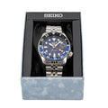 Seiko 5 Sports GMT SKX Automatic Blueberry Dial Silver Steel Strap Watch For Men - SSK003K1