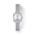 Tissot Lovely Square Silver Dial Silver Mesh Bracelet Watch For Women - T058.109.11.036.00