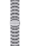 Tissot Luxury Powermatic 80 Black Dial Silver Steel Strap Watch for Men - T086.407.11.201.02