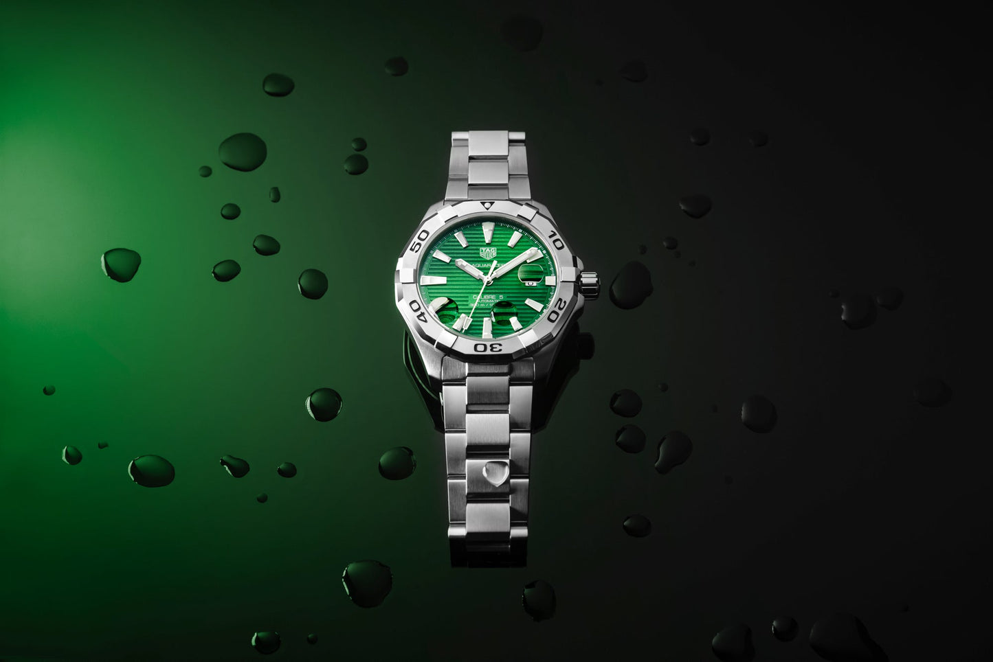 Tag Heuer Aquaracer Emerald Green Dial Watch for Women - WBD1316.BA0740