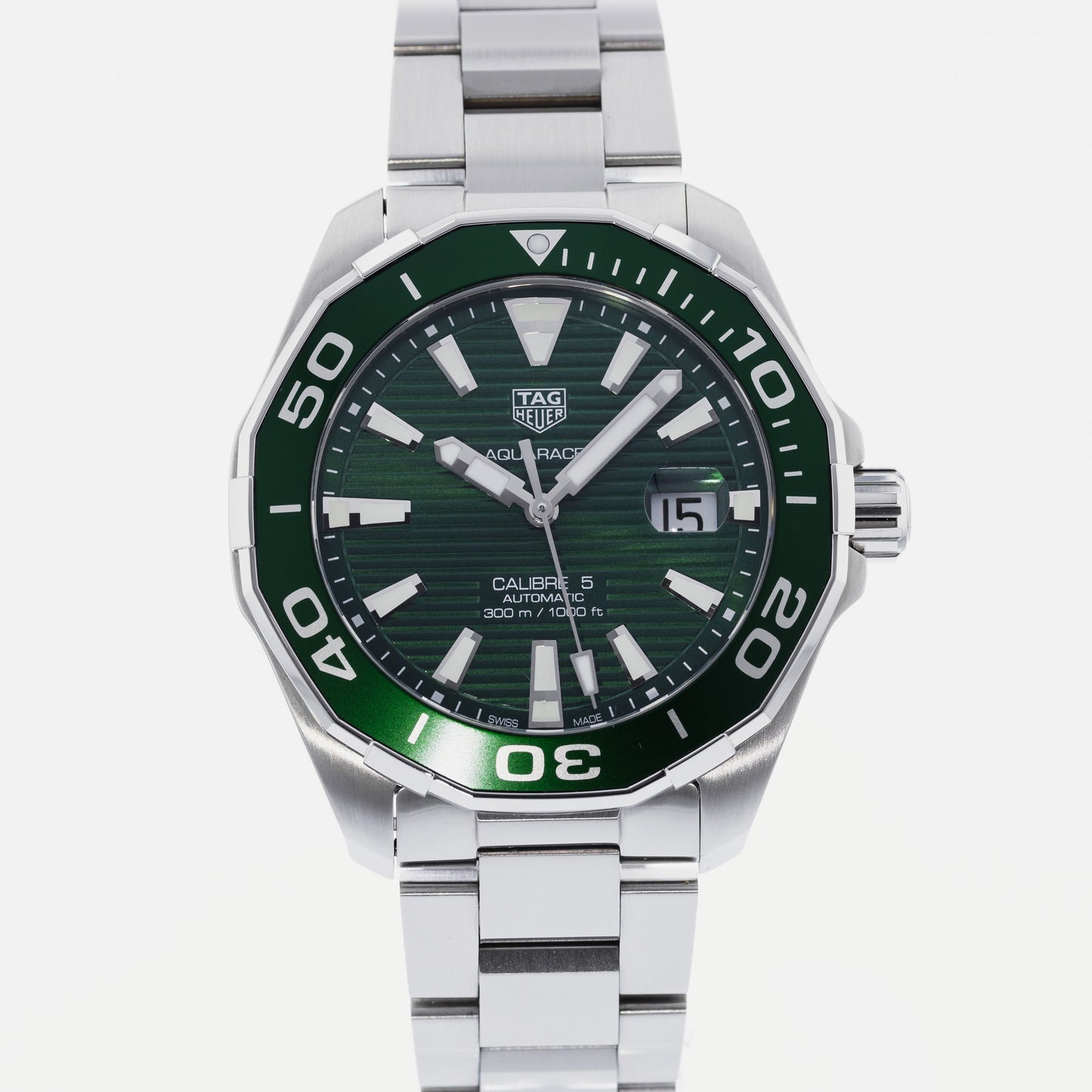 Tag Heuer Aquaracer Green Dial Watch for Men - WAY201S.BA0927