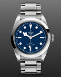 Tudor Black Bay Automatic Blue Dial Silver Steel Strap Watch for Men - M79540-0004