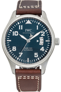 IWC Pilots Watch Mark XVII Edition Le Petit Prince Blue Dial Brown Leather Strap Watch for Men - IW326506
