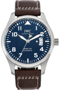 IWC Pilots Watch Mark XVII Edition Le Petit Prince Blue Dial Brown Leather Strap Watch for Men - IW326506