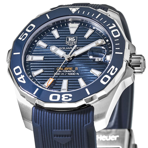 Tag Heuer Aquaracer Blue Dial Watch for Men - WAY211C.FT6155