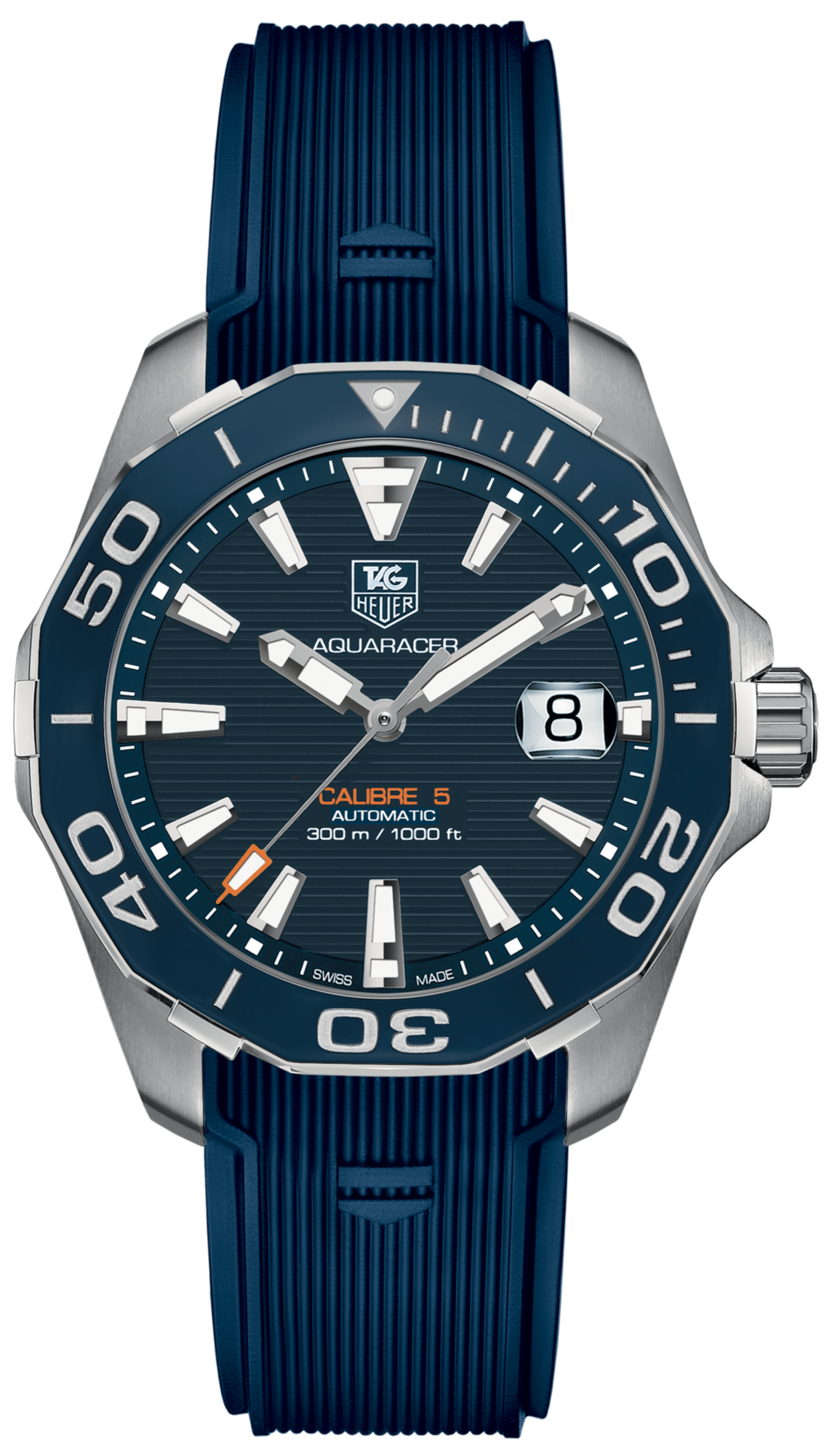 Tag Heuer Aquaracer Blue Dial Watch for Men - WAY211C.FT6155