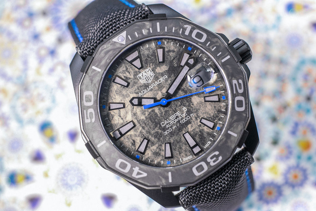 Tag Heuer Aquaracer Carbon Dial Watch for Men - WBD218C.FC6447