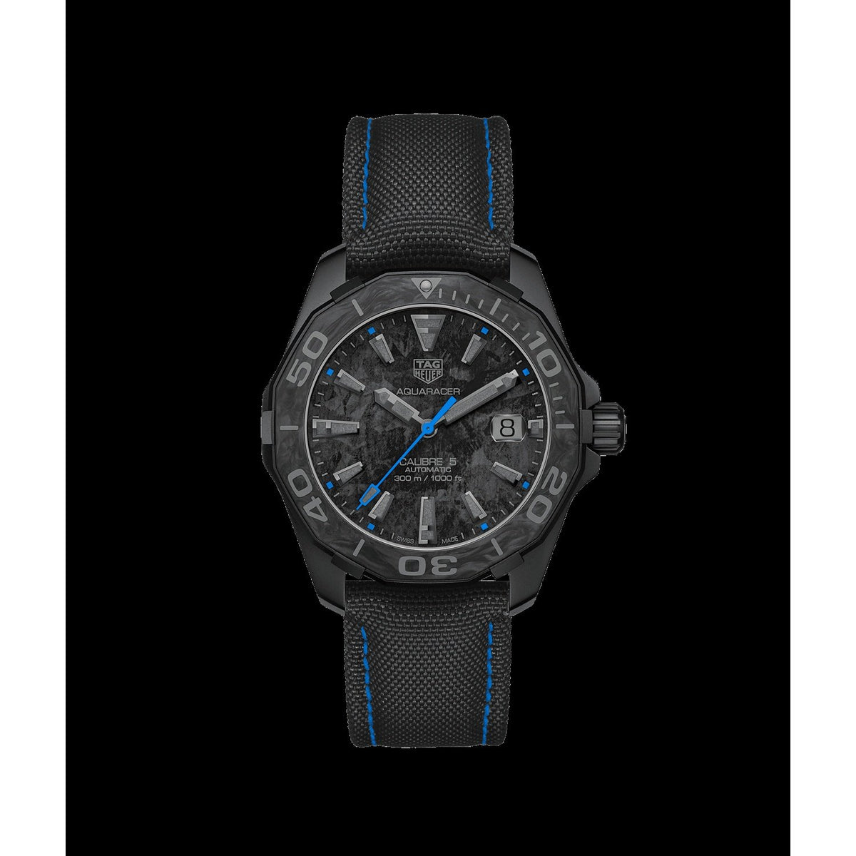 Tag Heuer Aquaracer Carbon Dial Watch for Men - WBD218C.FC6447