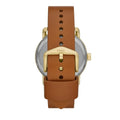 Fossil The Commuter Twist Black Dial Brown Leather Strap Watch for Men - ME1166