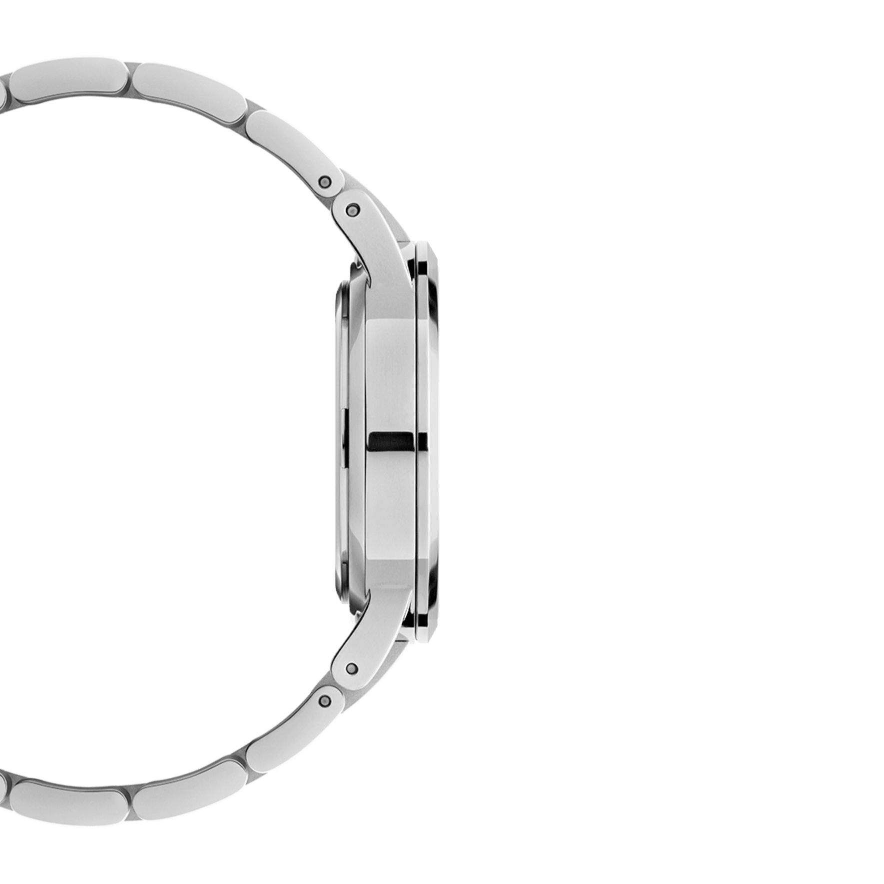 Daniel Wellington Iconic Link White Dial Silver Steel Strap Watch For Women - DW00100207