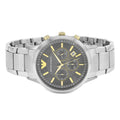 Emporio Armani Quartz Grey Dial Silver Steel Strap Watch For Men - AR11047