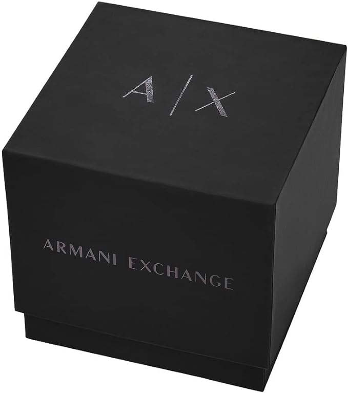 Armani Exchange Cayde Analog Grey Dial Grey Steel Strap Watch For Men - AX2722