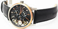 Fossil Twist Multi-Function Chronograph Black Dial Black Leather Strap Watch for Men - ME1099