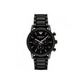 Emporio Armani Luigi Chronograph Black Dial Black Stainless Steel Watch For Men - AR1507
