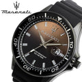 Maserati SFIDA Quartz Black Dial Black Rubber Strap Watch For Men - R8851140001