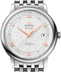 Omega De Ville Prestige Co Axial Silver Dial Silver Steel Strap Watch for Men - 424.10.40.20.02.004
