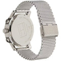 Tommy Hilfiger Harrison Quartz Grey Dial Silver Mesh Bracelet Watch for Men - 1790877