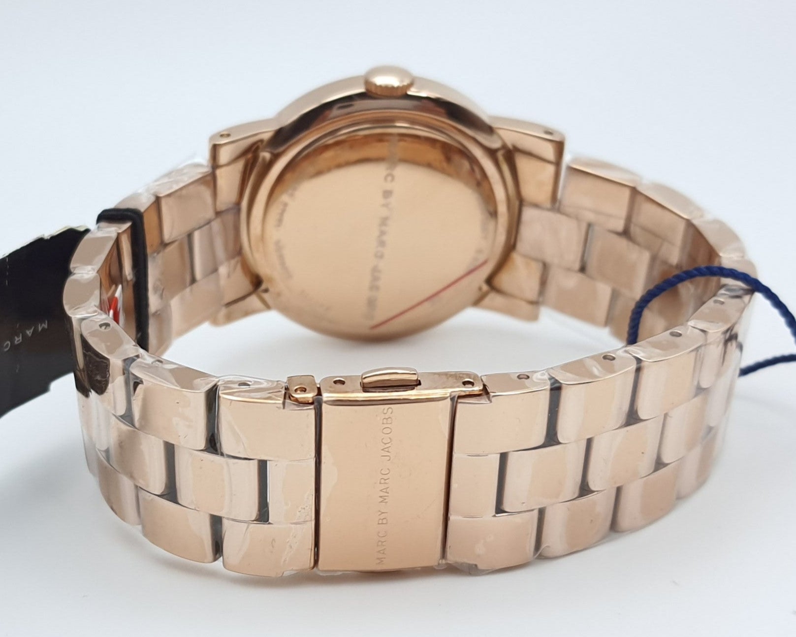 Marc Jacobs Amy Pink Dial Rose Gold Steel Strap Dial Watch for Women - MBM8625