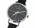 Calvin Klein Even Black Dial Black Leather Strap Watch for Women - K7B231CZ