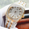 Bulova Phantom Crystal Silver Dial Two Tone Steel Strap Watch for Men - 98B323