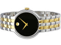 Movado Veturi Quartz Black Dial Two Tone Steel Strap Watch for Men - 0606932