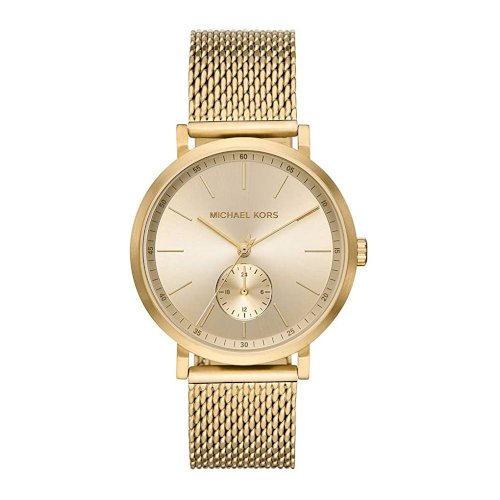 Michael Kors Irving Quartz Gold Dial Gold Mesh Strap Watch For Men - MK8741
