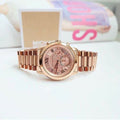 Michael Kors Cooper Rose Gold Rose Gold Steel Strap Watch for Women - MK6275
