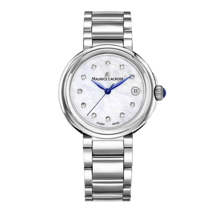 Maurice Lacroix Fiaba Mother of Pearl Dial Silver Steel Strap Watch for Women - FA1004-SS002-170-1