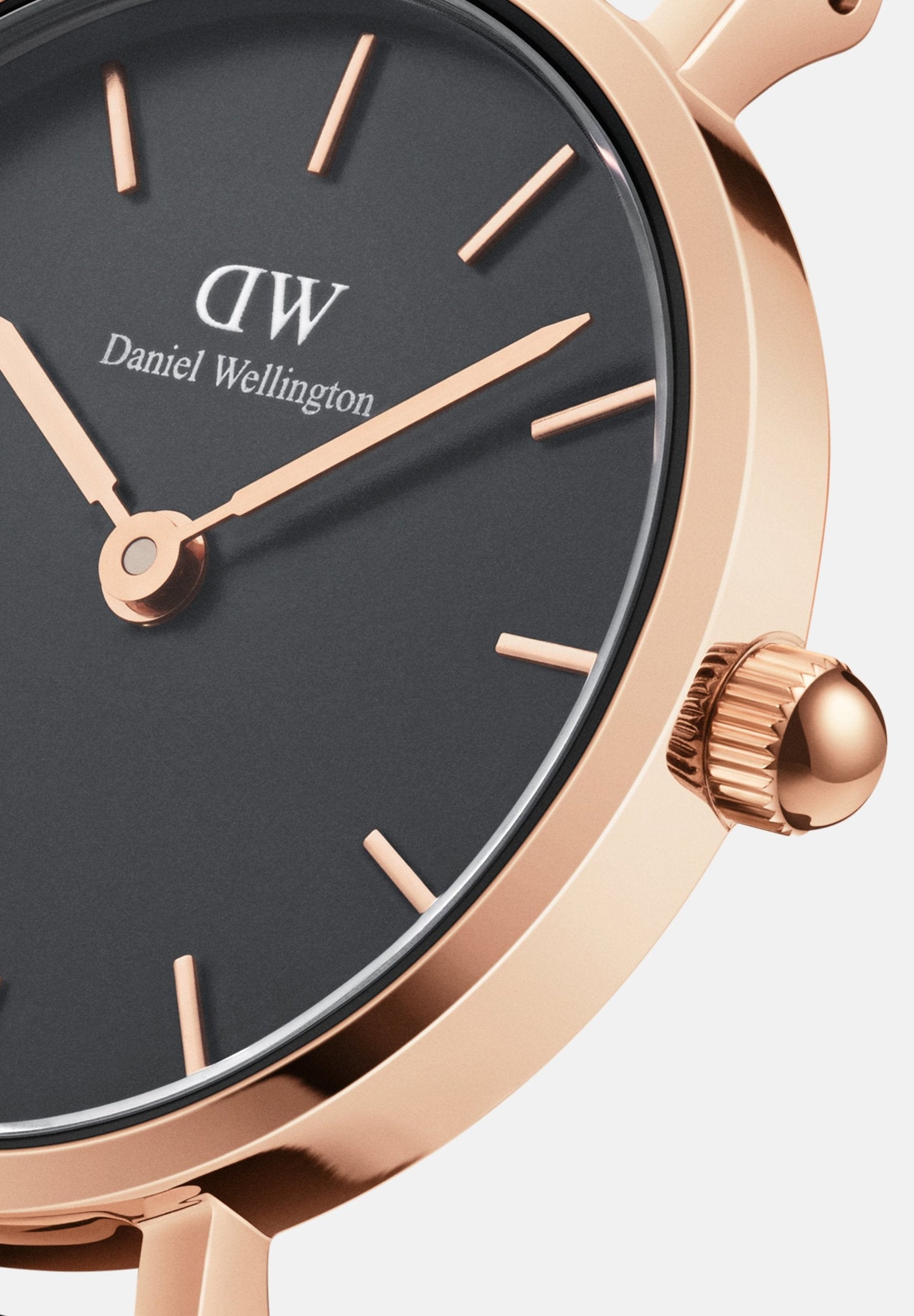 Daniel Wellington Classic Petite Cornwall Black Dial Black NATO Strap Watch For Women - DW00100215