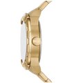 Fossil Bronson Automatic Skeleton Black Dial Gold Steel Strap Watch for Men - ME3257