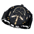 Diesel Mr. Daddy 2.0 Chronograph Black Dial Black Steel Strap Watch For Men - DZ7435