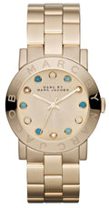 Marc Jacobs Amy Dexter Gold Dial Gold Steel Strap Watch for Women - MBM3215