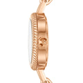 Tory Burch Riva Rose Gold Dial Rose Gold Steel Strap Watch for Women - TBW4037