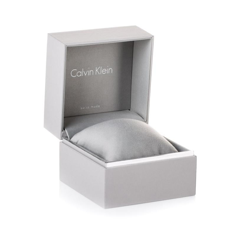 Calvin Klein Snake Silver Dial Silver Steel Strap Watch For Women - K6E23146
