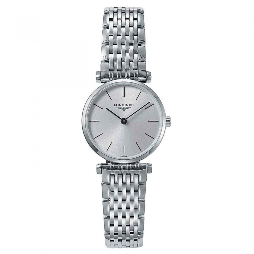 Longines La Grande Classique De Longines Silver Dial Silver Mesh Bracelet Watch for Women - L4.209.4.72.6