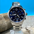 Tissot T Sport Chrono XL Classic Blue Dial Silver Steel Strap Watch For Men - T116.617.11.047.01