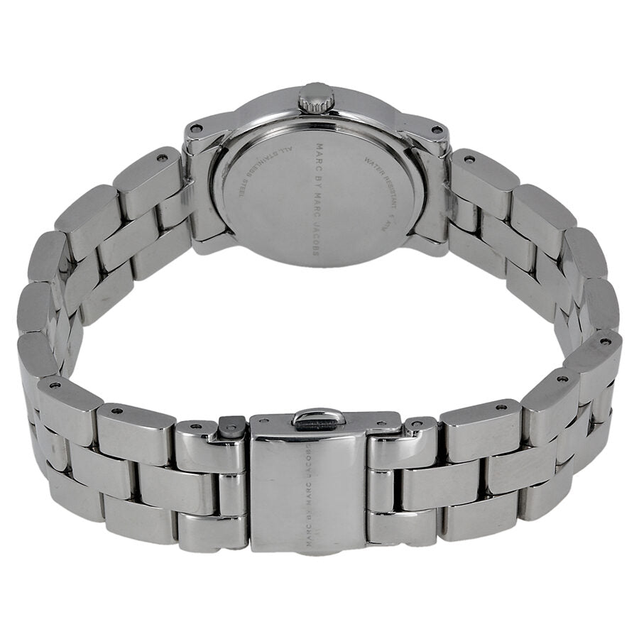 Marc Jacobs Mini Amy White Dial Silver Steel Strap Watch for Women - MBM3055